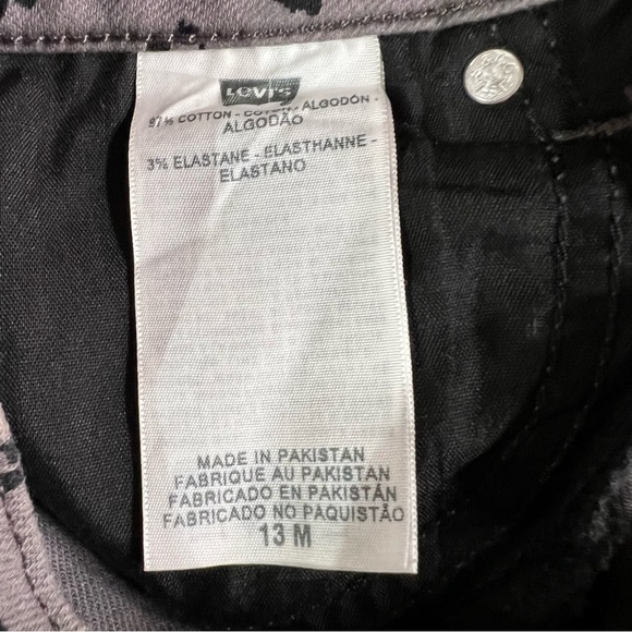 Levi’s 535 blue leggings 5 low rise size 13 - Picture 3 of 13